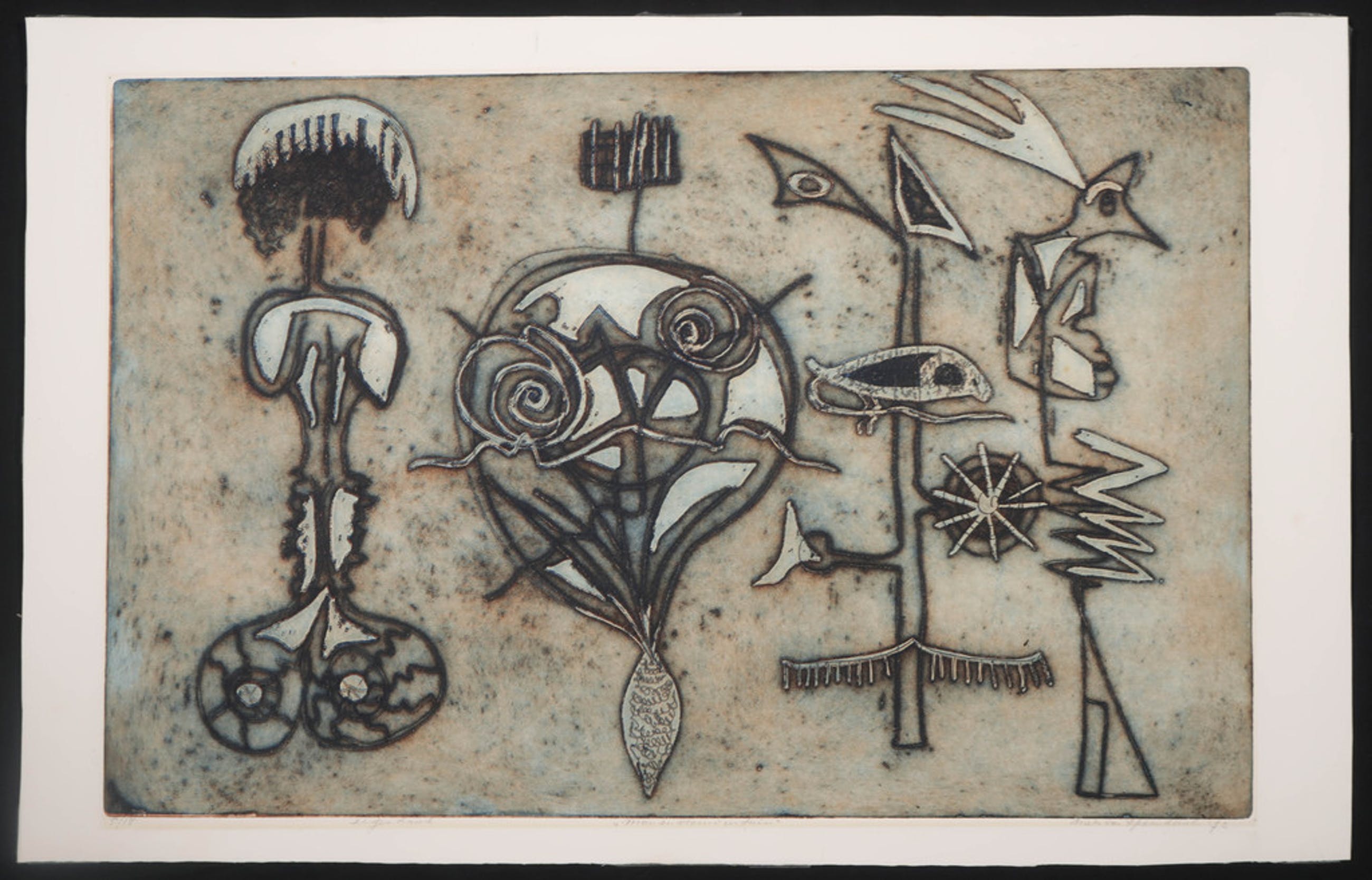Niels van Spaendonck - Man en vrouw in tuin (1972)